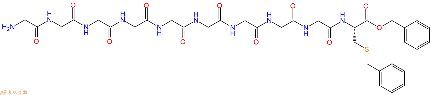 专肽生物产品Gly(9)-Cys(Bzl)-苄酯化32771-81-6