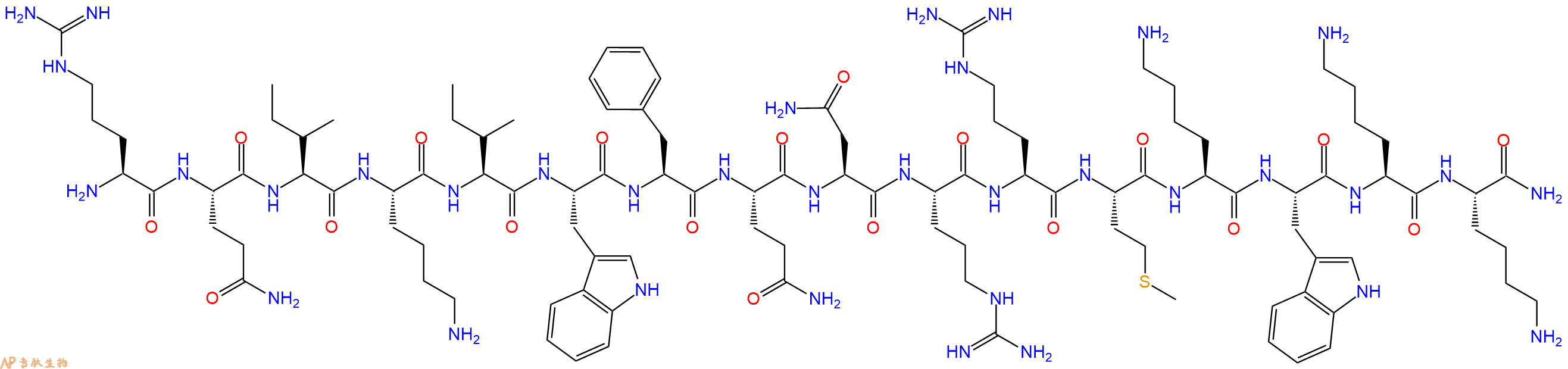 专肽生物产品细胞穿膜肽Antennapedia Peptide, amide