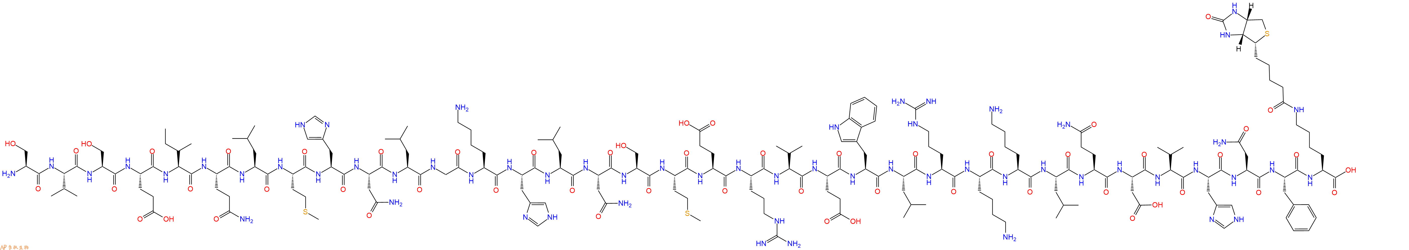 专肽生物产品Parathyroid Hormone(1-34)-Lys(Biotin), human