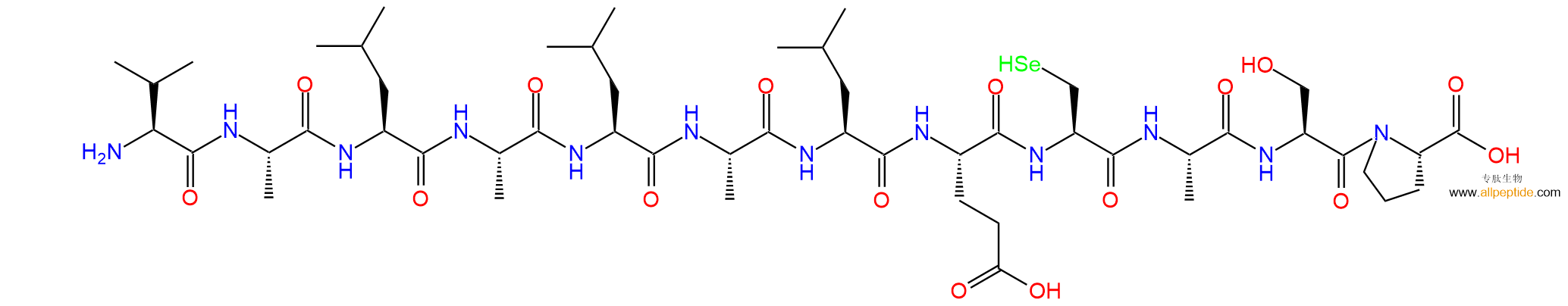 专肽生物产品Val Ala Leu Asp221905-11-9