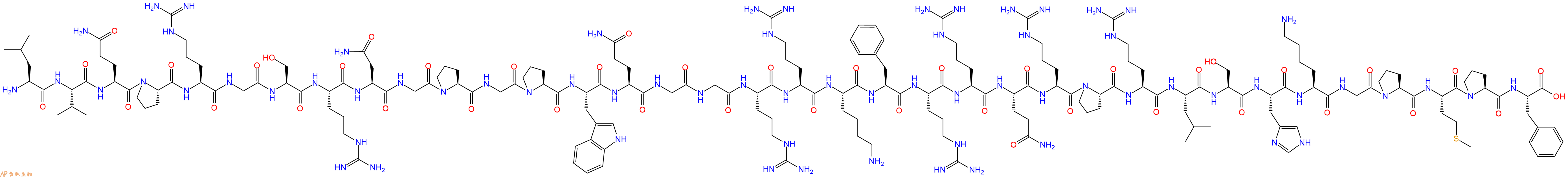 专肽生物产品爱帕琳肽(阿佩林肽)Apelin-36, human, bovine252642-12-9