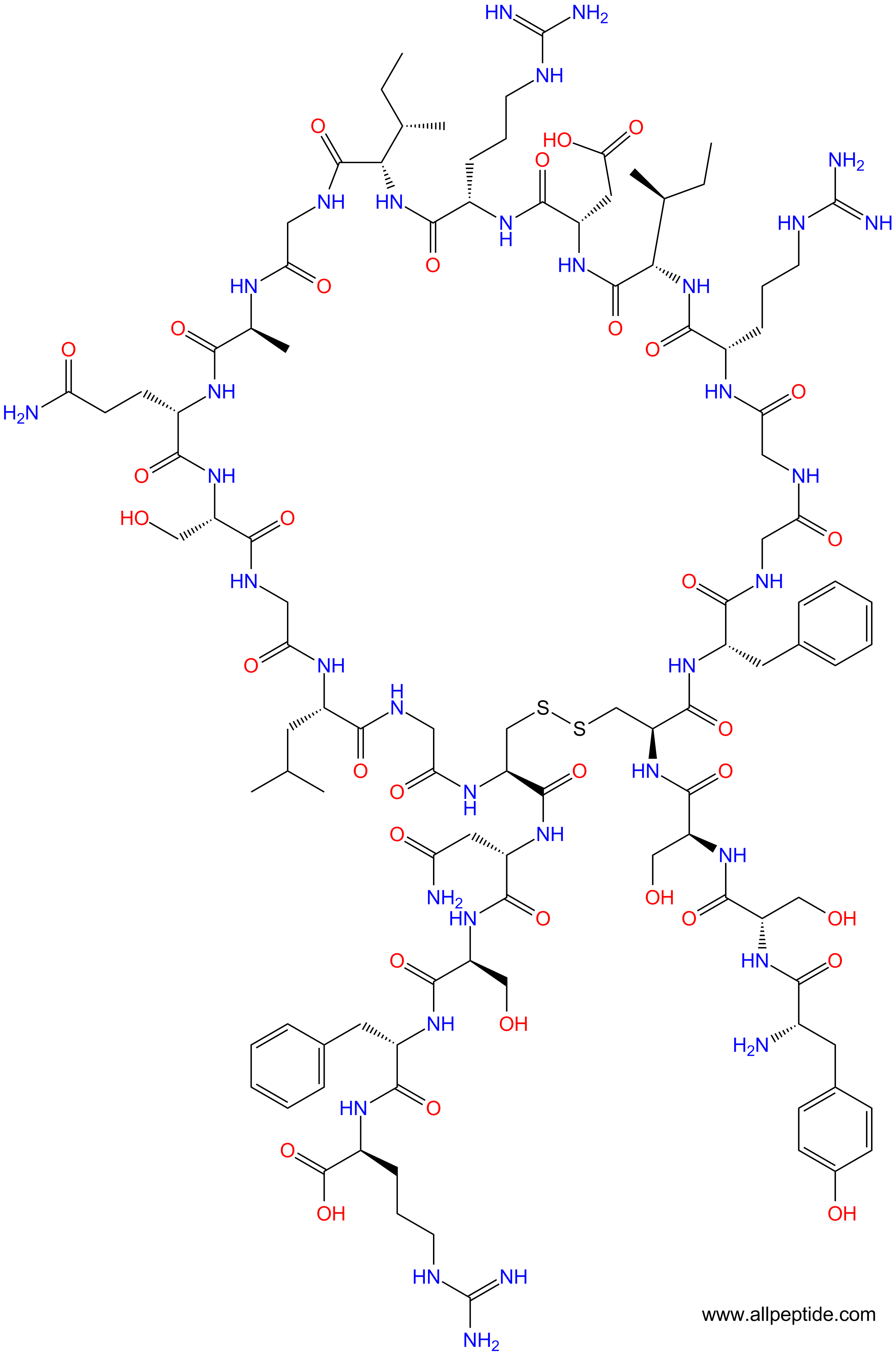 专肽生物产品[Tyr0]-AtriopeptinII, rat117856-13-0