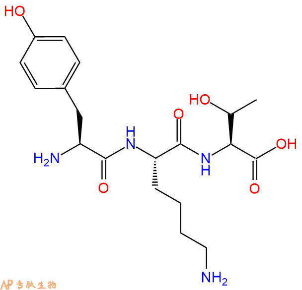 专肽生物产品三肽Tyr-Lys-Thr155943-09-2