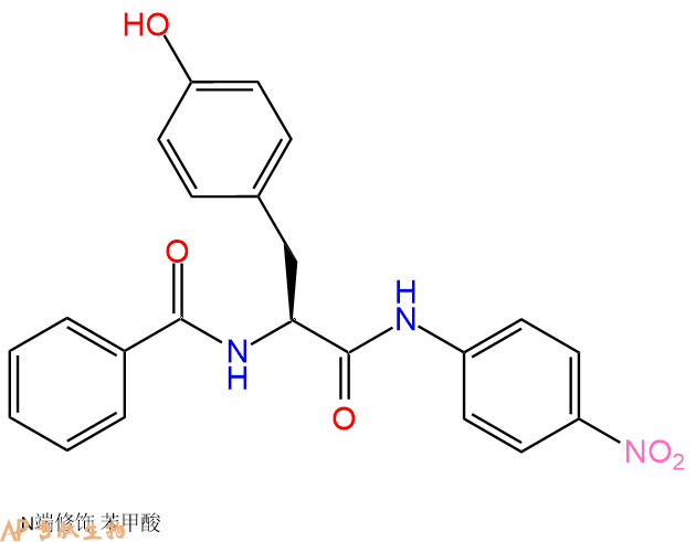 专肽生物产品标记肽BZ-Tyr-对硝基苯胺6154-45-6