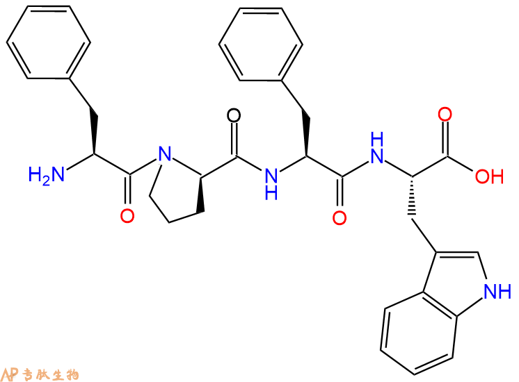 专肽生物产品四肽Phe-DPro-Phe-Trp1247014-61-4