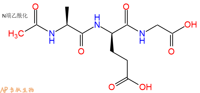 专肽生物产品三肽Ac-Ala-DGlu-Gly34423-37-5