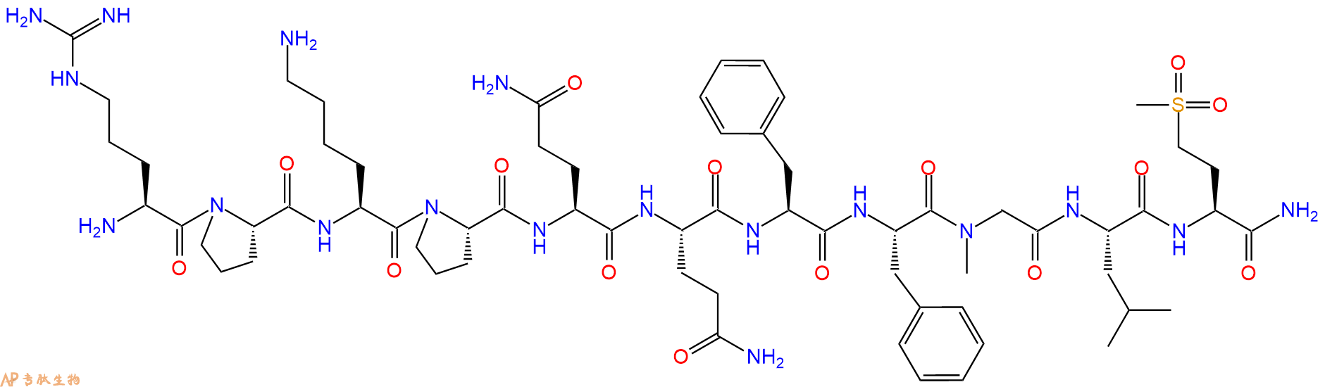 专肽生物产品[Sar9,Met(O2)11]-物质P110880-55-2