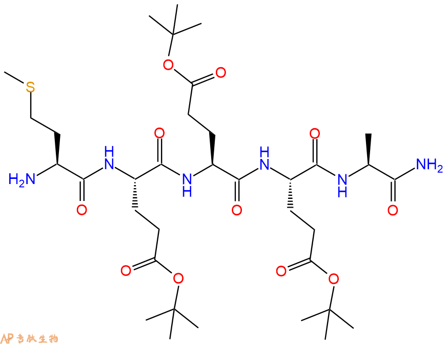 专肽生物产品五肽Met-Glu(OtBu)-Glu(OtBu)-Glu(OtBu)-Ala-NH21427084-86-3