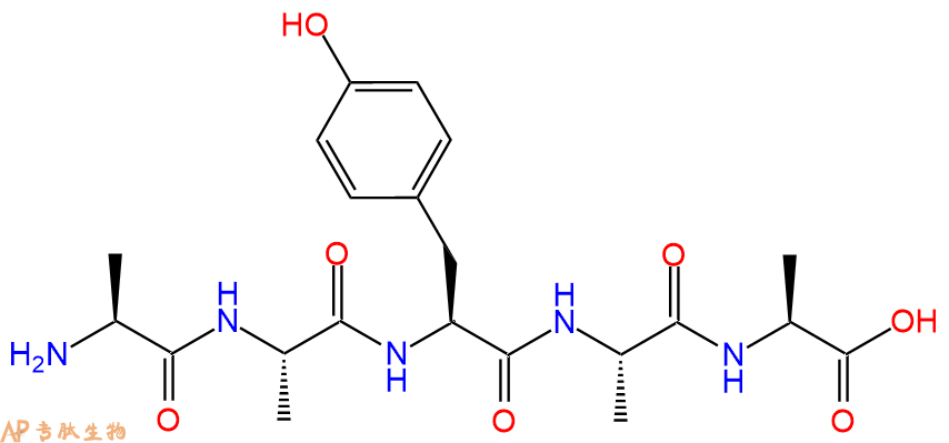 专肽生物产品五肽Ala-Ala-Tyr-Ala-Ala74261-52-2