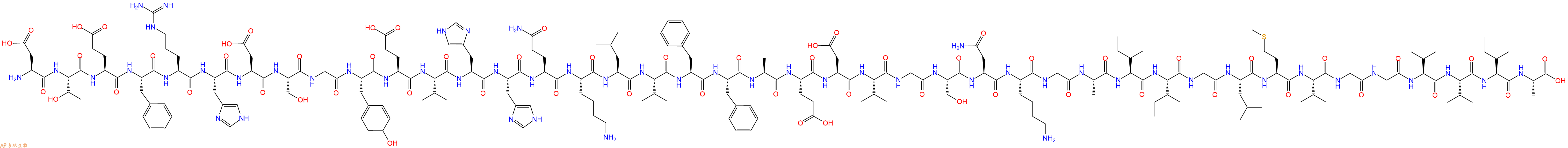 专肽生物产品淀粉肽(Thr²)-Amyloid β-Protein (1-42)