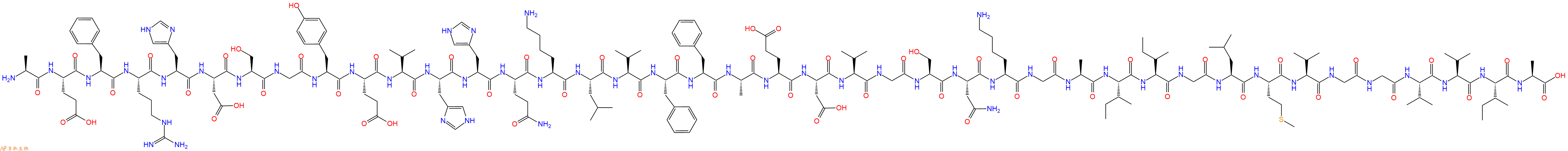专肽生物产品淀粉肽Amyloid β-Protein (2-42)、Aβ2-421678416-22-2