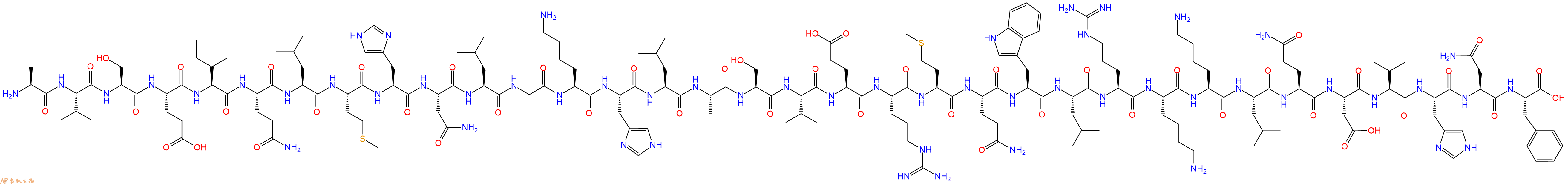 专肽生物产品Parathyroid Hormone(1-34), rat98614-76-7