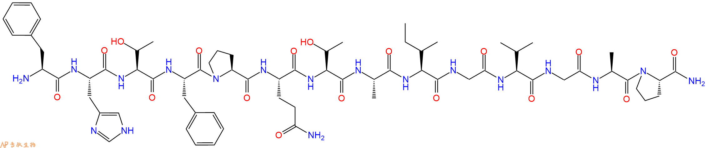 专肽生物产品十四肽FHTFPQTAIGVGAP-NH228368-95-8