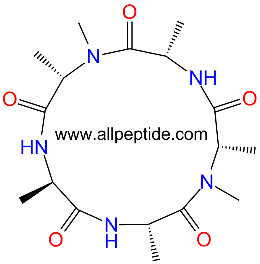 专肽生物产品环五肽cyclo(DAla-Ala-NMe-Ala-Ala-NMe-Ala)917988-11-5