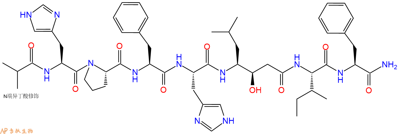专肽生物产品七肽Isobutyricacid-HPFH-Sta-IF-NH286153-56-2