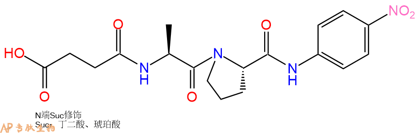 专肽生物产品二肽脯氨酰内肽酶（PEP）底物：Suc-AP-对硝基苯胺95632-46-5