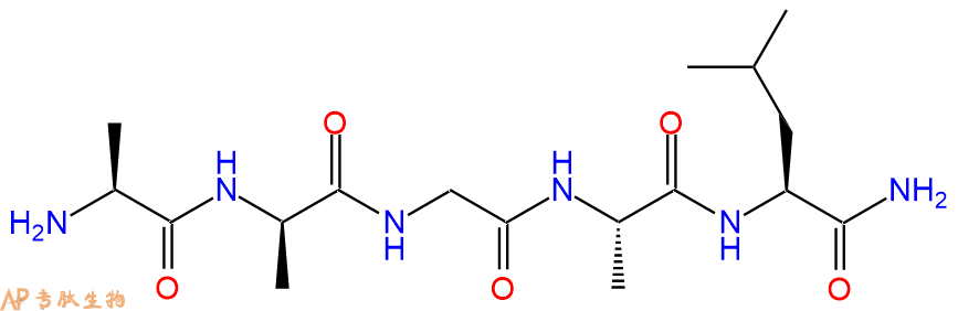 专肽生物产品五肽Ala-DAla-Gly-Ala-Leu-NH296755-97-4