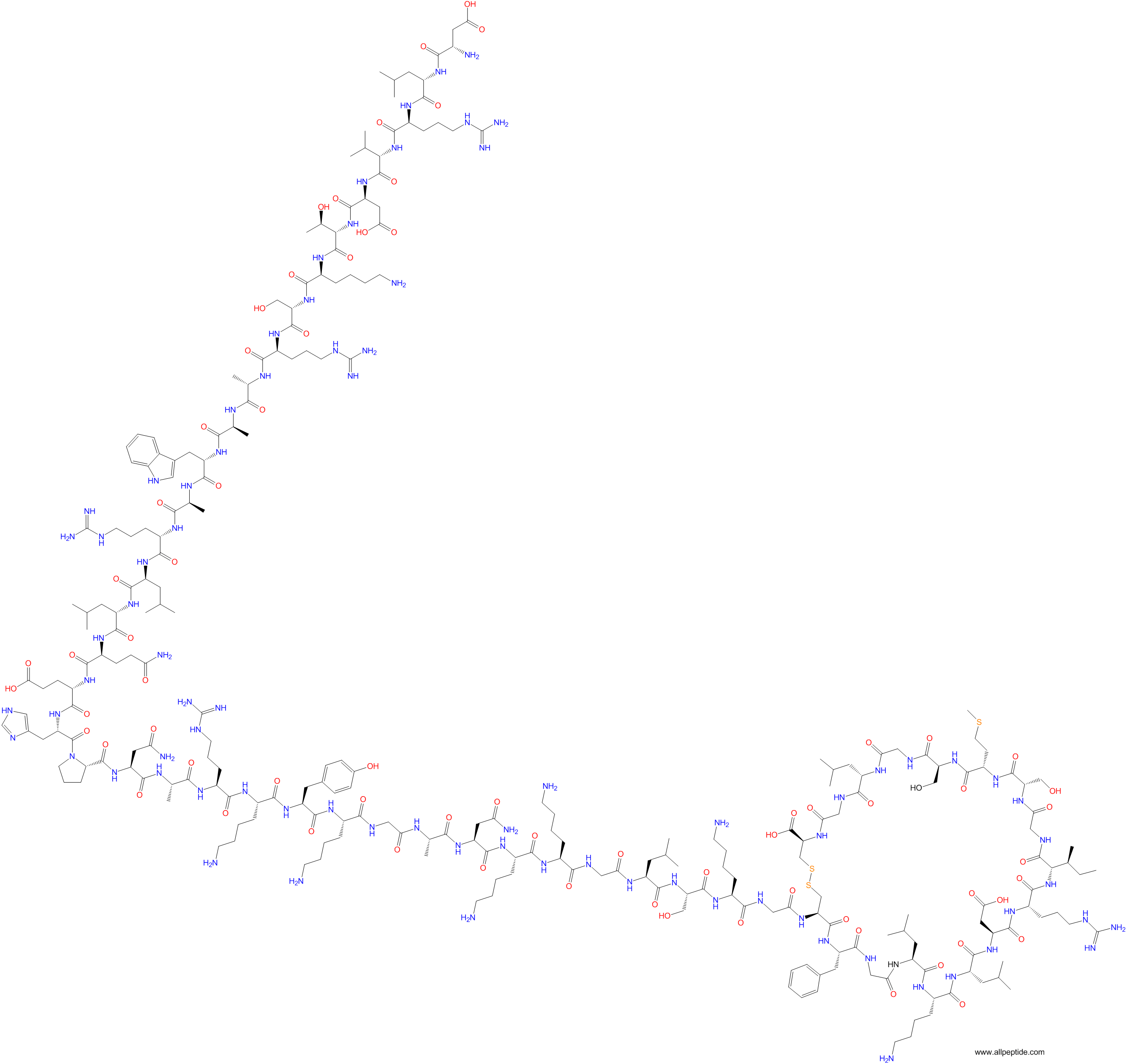 专肽生物产品C-Type Natriuretic Peptide (1-53), human141294-77-1