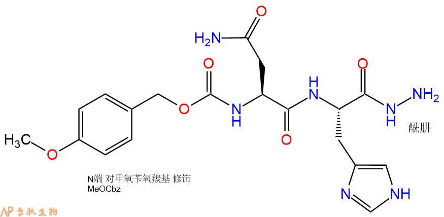 专肽生物产品二肽Z(OMe)-Asn-His-NH-NH2100007-44-1