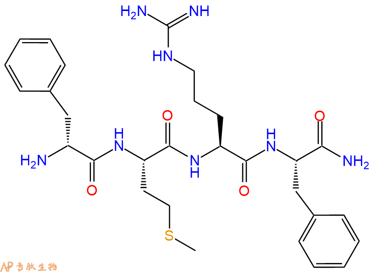 专肽生物产品四肽DPhe-Met-Arg-Phe-NH284313-42-8