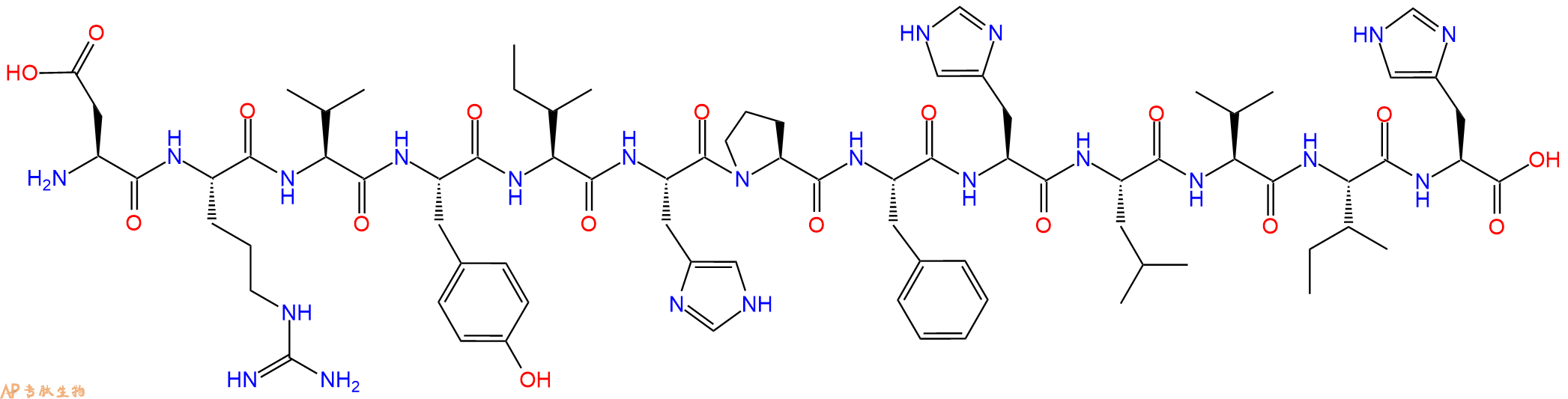 专肽生物产品血管紧缩素Angiotensinogen(1-13), human82048-97-3