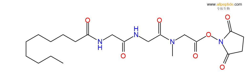 专肽生物产品三肽Dec-Gly-Gly-Sar-OSu26272-20-8