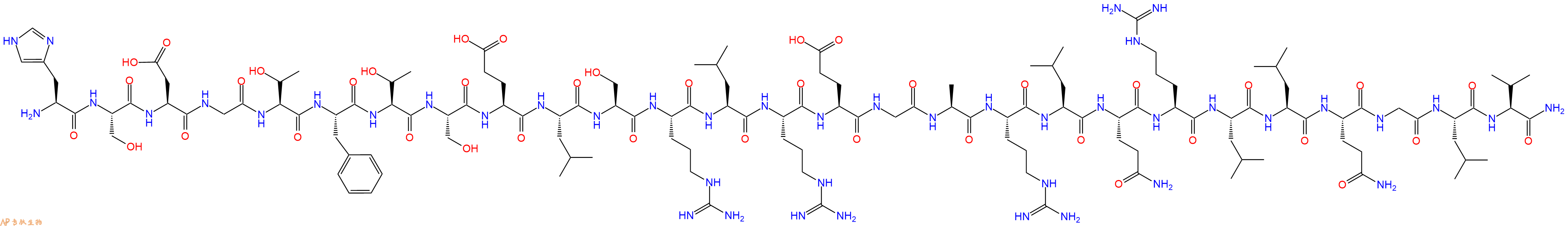 专肽生物产品胰泌素Secretin (28-54), human108153-74-8