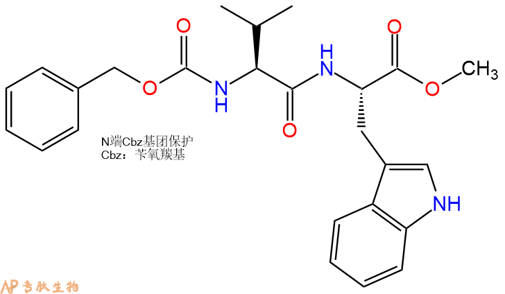 专肽生物产品二肽Z-Val-Trp-甲酯化17430-65-8