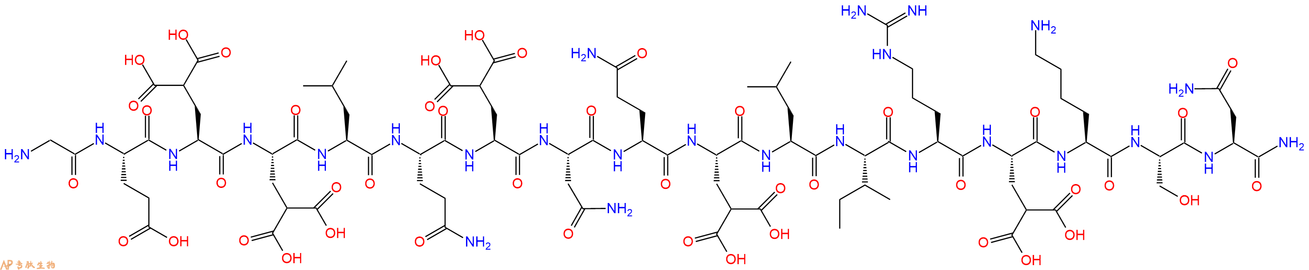 专肽生物产品芋螺睡眠肽G、Conantokin G133628-78-1/93438-65-4