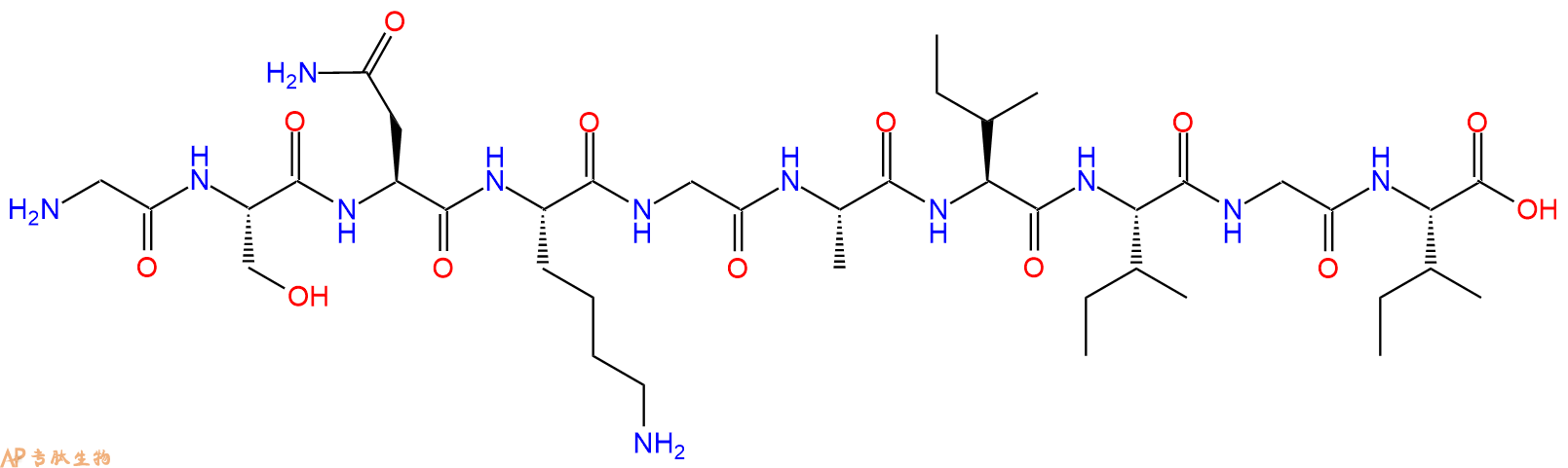 专肽生物产品淀粉肽[Ile34]-βAmyloid(25-34)