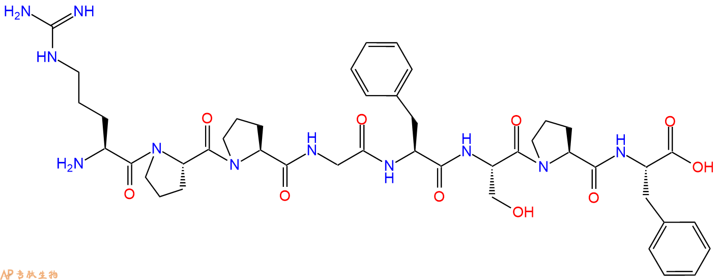 专肽生物产品缓激肽[Des-Arg9]-Bradykinin15958-92-6/199433-70-0