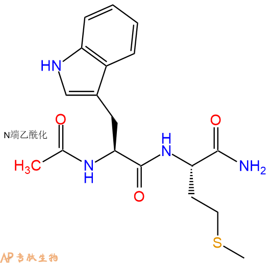 专肽生物产品二肽Ac-Trp-Met-NH2