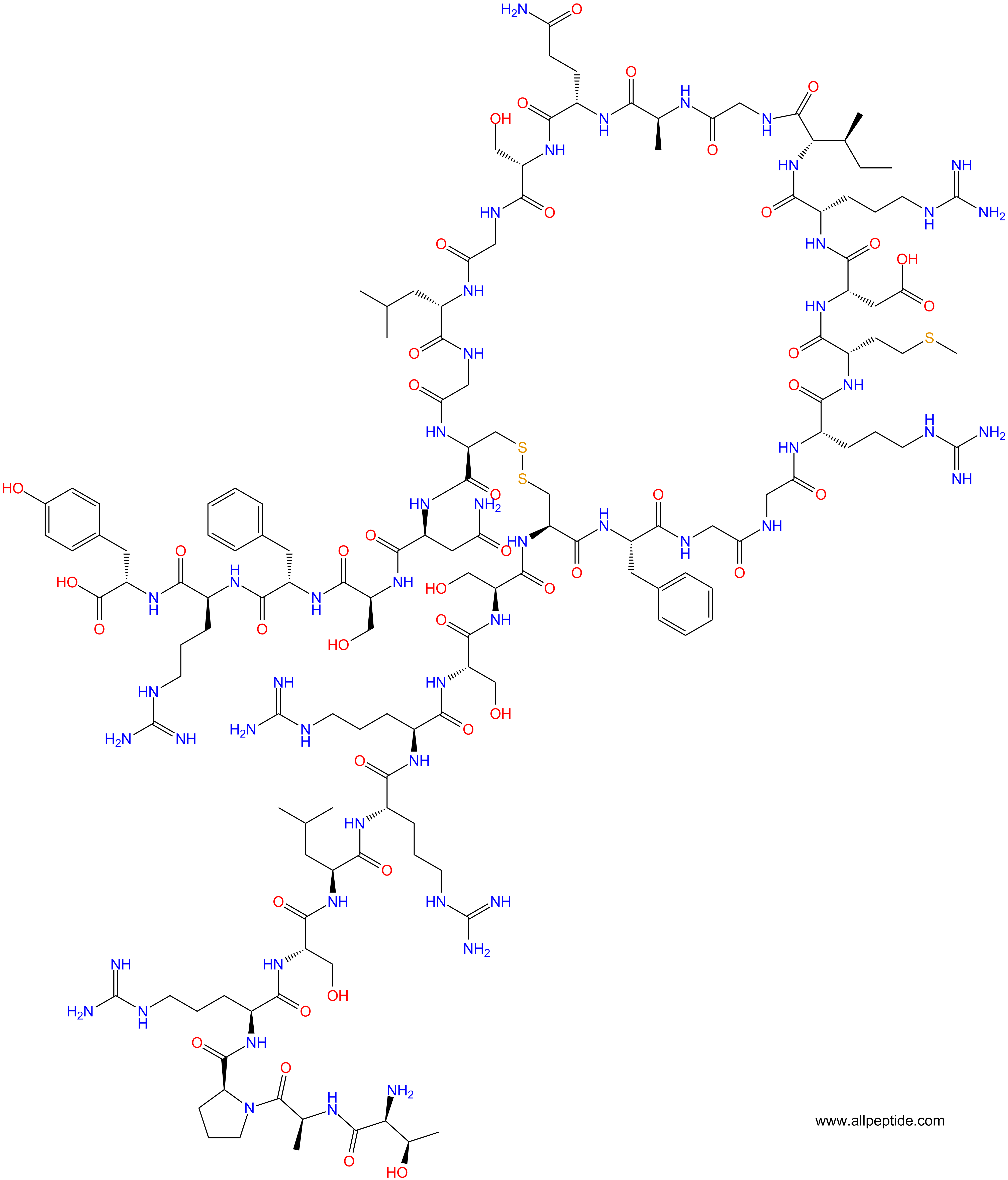 专肽生物产品醋酸乌拉立肽、Ularitide Acetate115966-23-9