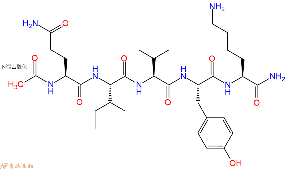 专肽生物产品五肽Acetyl-PHF5 amide1190970-24-1