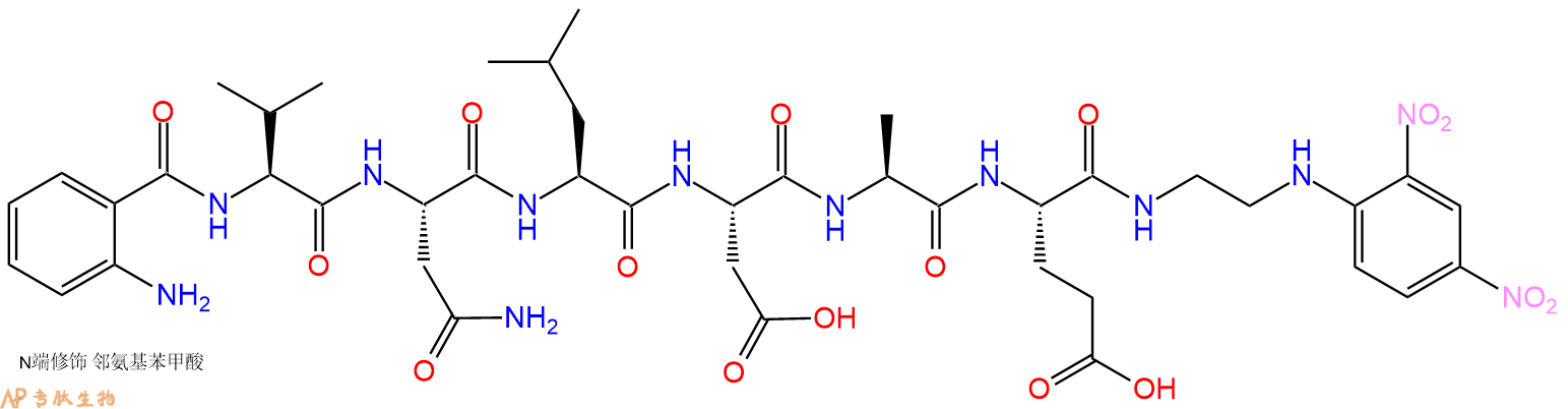 专肽生物产品淀粉肽Abz-(Asn⁶⁷⁰,Leu⁶⁷¹)-Amyloid β/A4 Protein Precur1007306-20-8