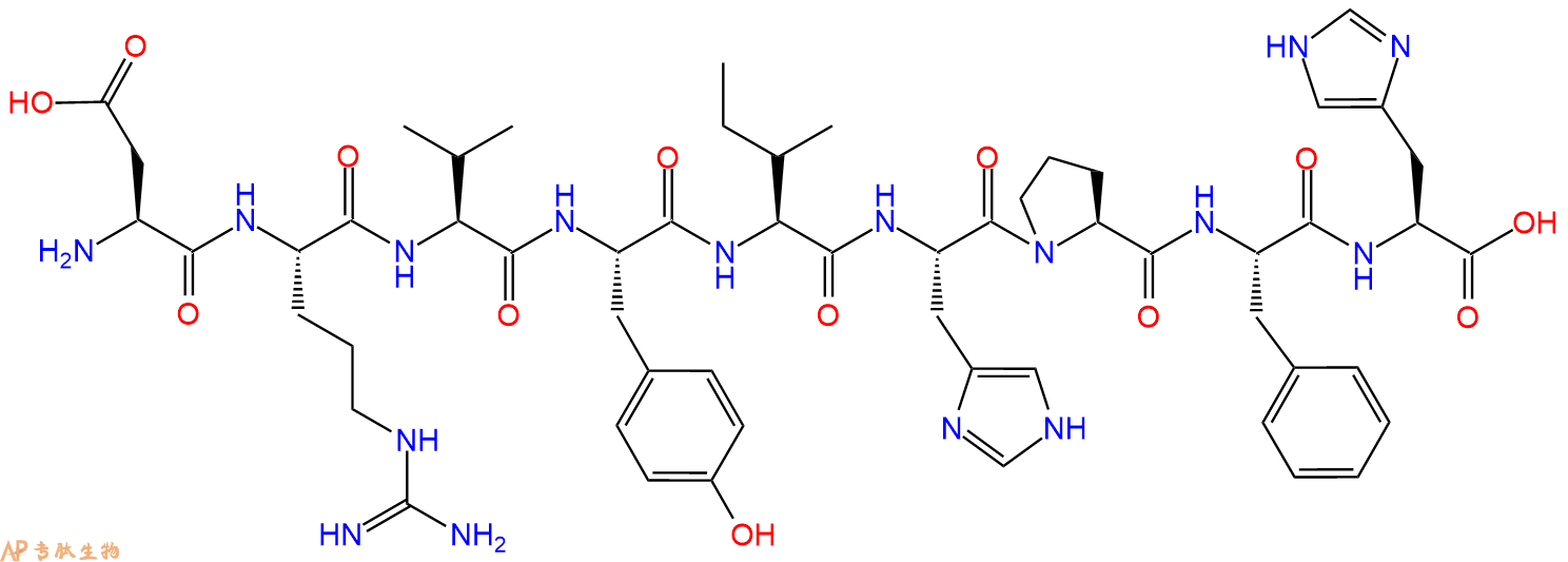 专肽生物产品血管紧张素Angiotensin I (1-9)34273-12-6/102816-35-3