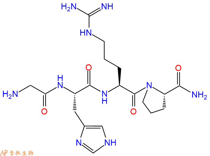 专肽生物产品四肽Gly-His-Arg-Pro-NH2209623-54-1
