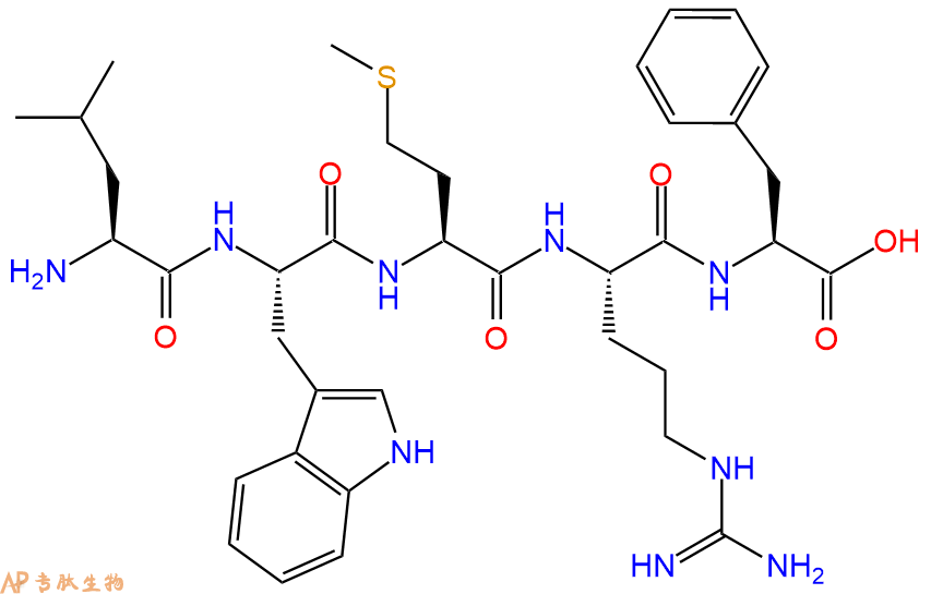 专肽生物产品五肽Leu-Trp-Met-Arg-Phe67201-39-2