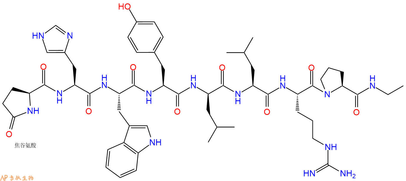 专肽生物产品(Des-Gly10,Des-Ser4,D-Leu6,Pro-NHEt9)-LHRH267878-61-5