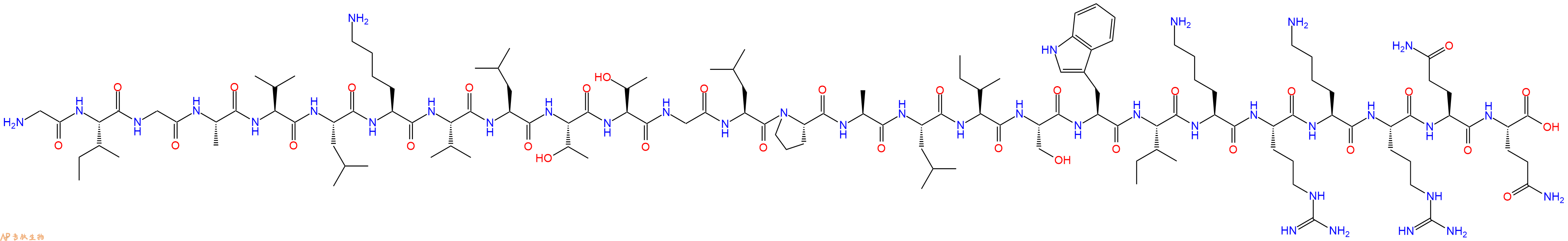 专肽生物产品Melittin (free acid)123168-46-7
