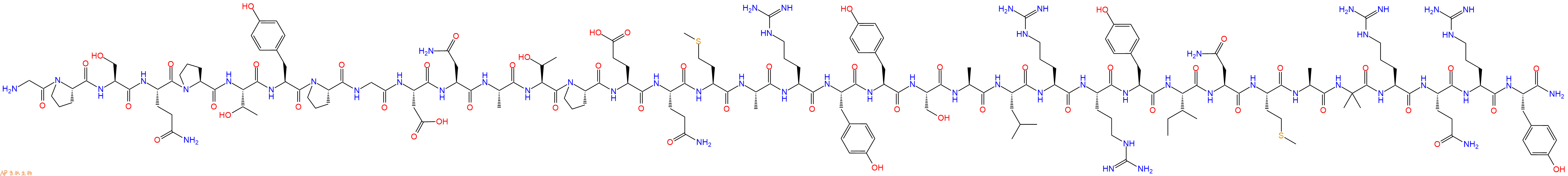 专肽生物产品神经肽Gly1,Gln4·16,Thr6·13,Tyr7,Asp10,Asn11,Pro14,Arg313988-89-5