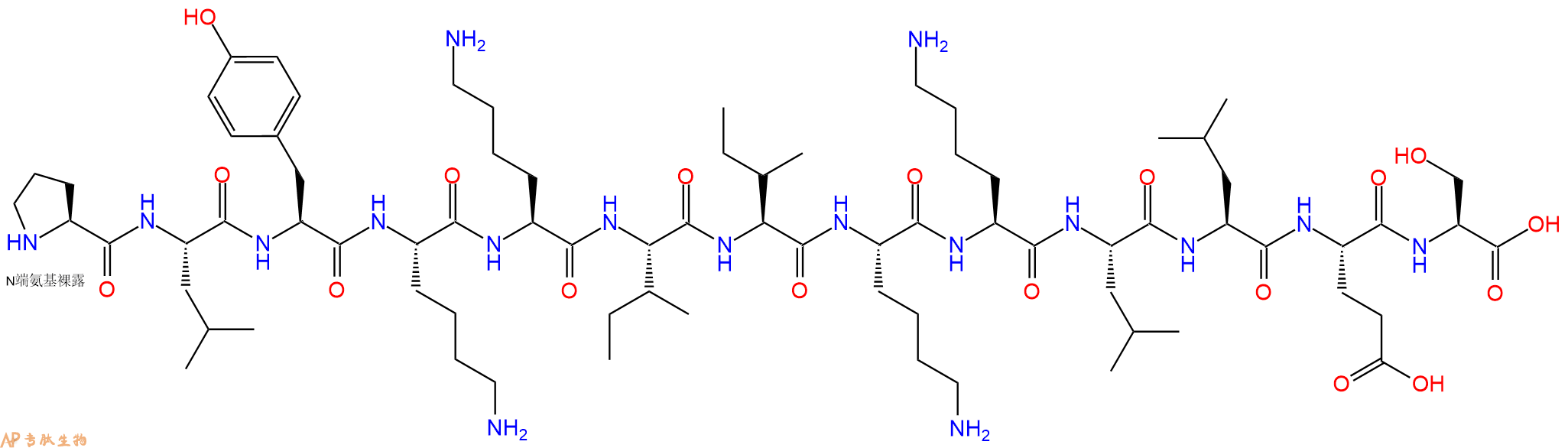 专肽生物产品血小板因子4（58-70）（人）、Platelet Factor 4 (58-70) (human)82989-21-7