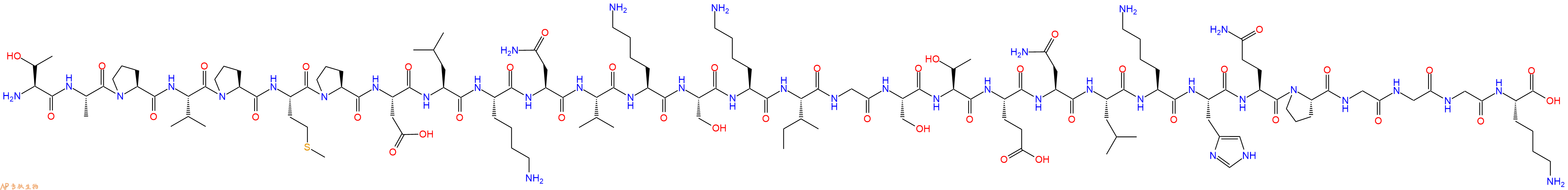 专肽生物产品Tau肽 Tau Peptide (245-274) (Repeat 1 Domain)1428134-39-7