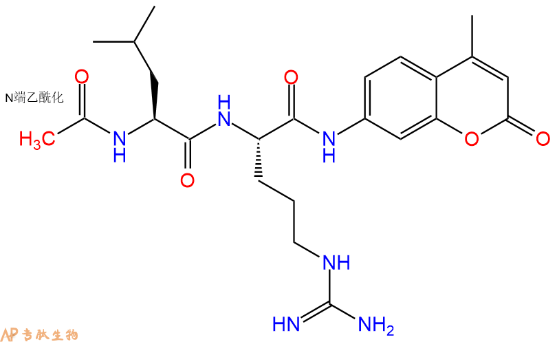专肽生物产品二肽Ac-Leu-Arg-7-氨基-4-甲基香豆素929621-79-4
