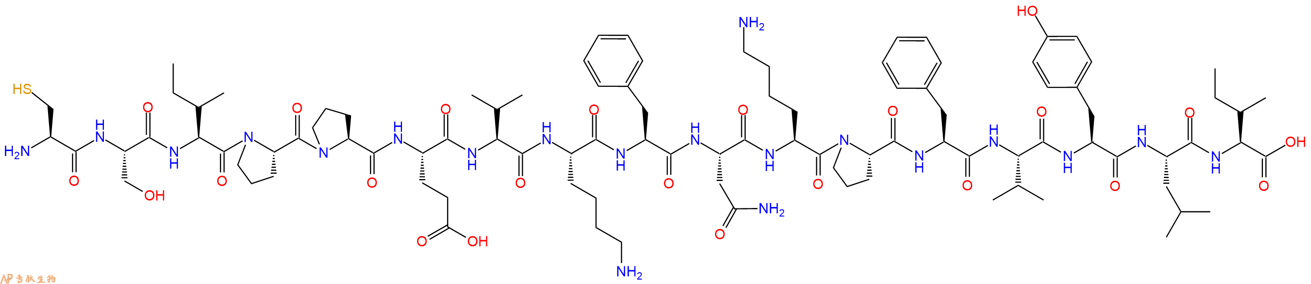 专肽生物产品细胞穿膜肽：Peptide C105Y、[Cys58]105Y, α1-antitrypsin (358-374)247572-63-0