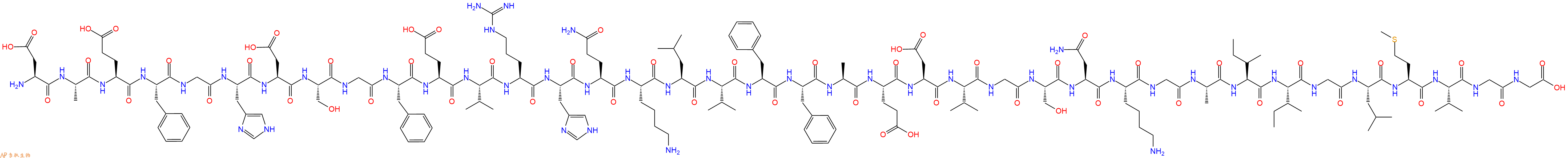 专肽生物产品淀粉肽β-Amyloid (1-38), mouse, rat、Aβ1-38186359-66-0