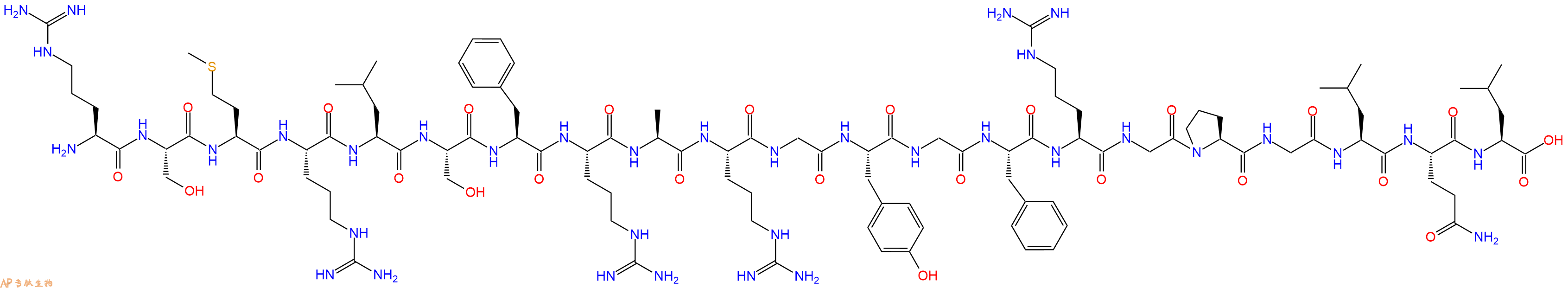 专肽生物产品内源肽Catestatin142211-96-9