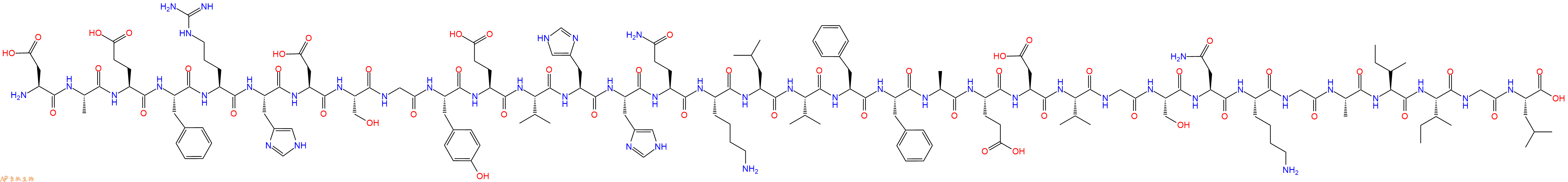 专肽生物产品淀粉肽β-Amyloid (1-34)、Aβ1-34186359-65-9