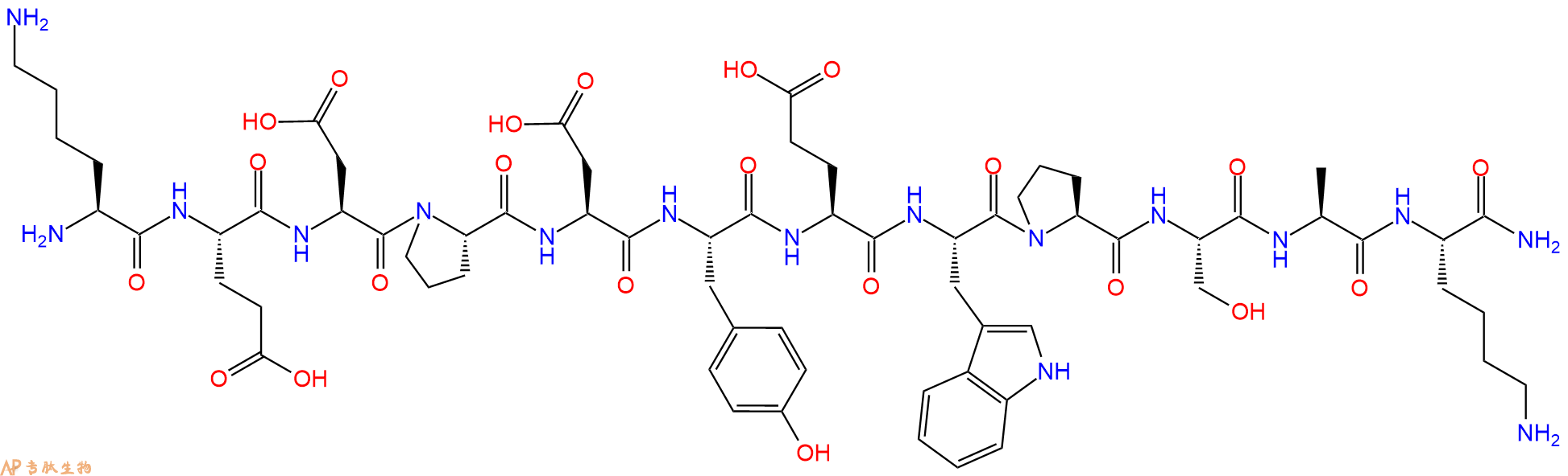 专肽生物产品SYK激酶底物 Syk Kinase Peptide Substrate865778-47-8