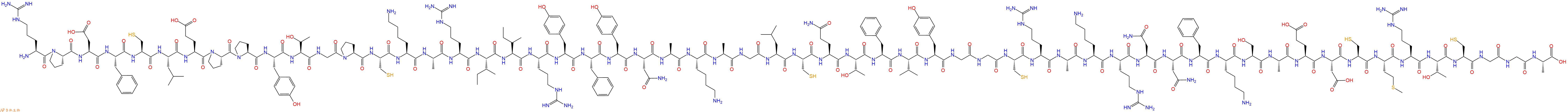 专肽生物产品Arg-Pro-Asp-Phe-Cys-Leu-Glu-Pro-Pro-Tyr-Thr-Gly-Pr